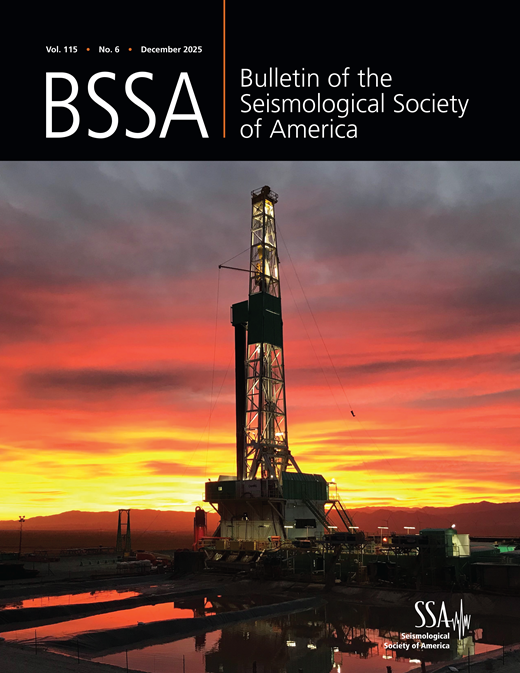 Seismological Society of America | GeoScienceWorld