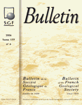 Bulletin de la Société Géologique de France Cover Image for Volume 177, Issue 6