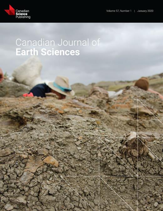 Canadian Journal of Earth Sciences Cover Image for Volume 60, Issue 3