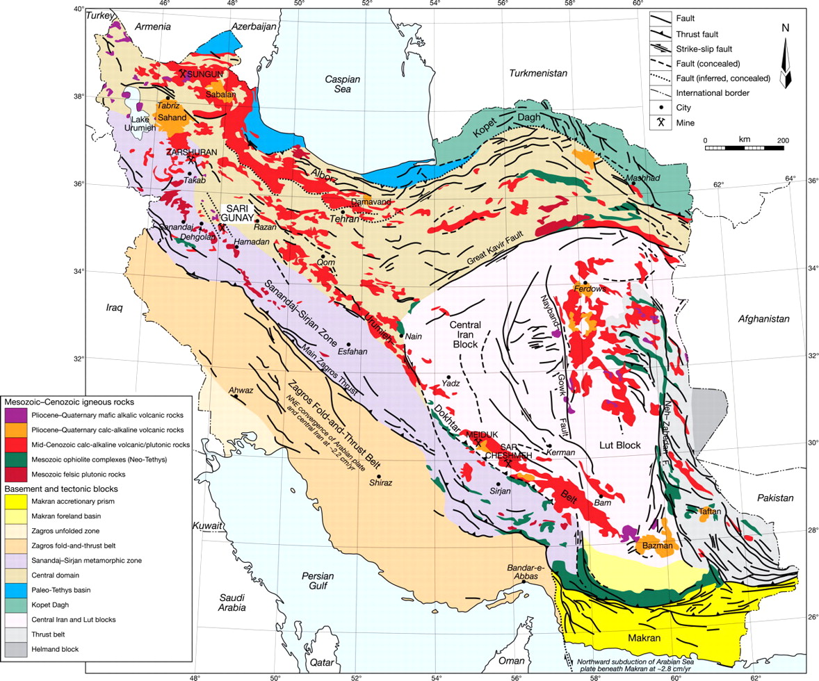 view largedownload slide geology of iran