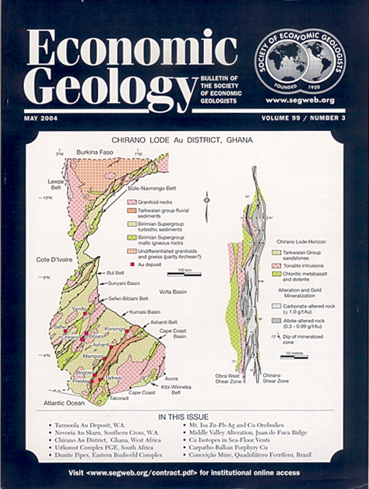 Volume 99 Issue 3 | Economic Geology | GeoScienceWorld