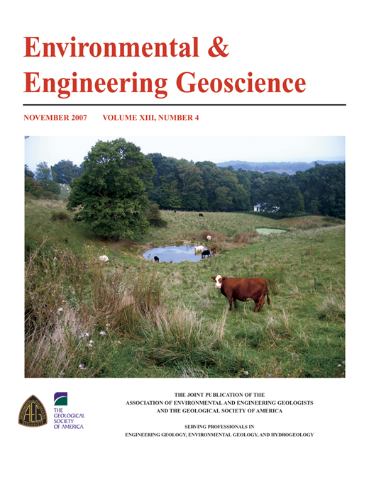 Environmental & Engineering Geoscience Cover Image for Volume 13, Issue 4