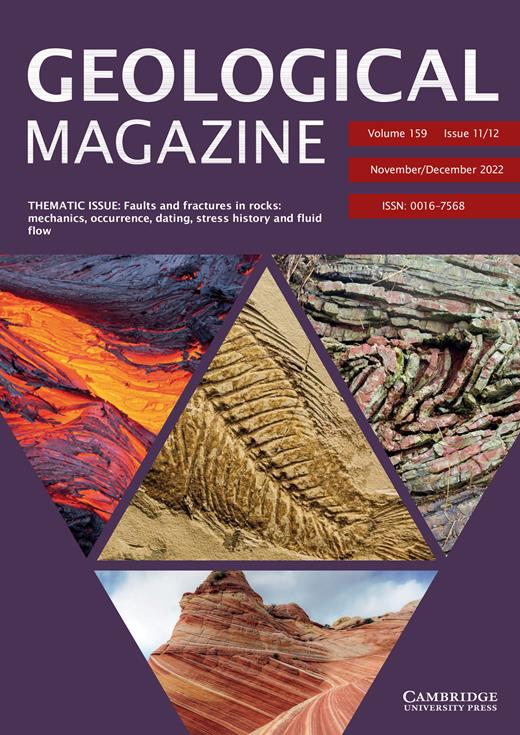 Geological Magazine Cover Image for Volume 159, Issue 11-12