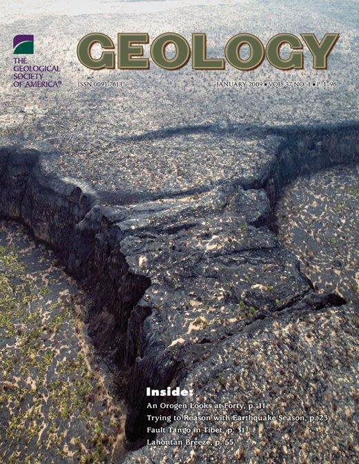 Volume 37 Issue 1 | Geology | GeoScienceWorld