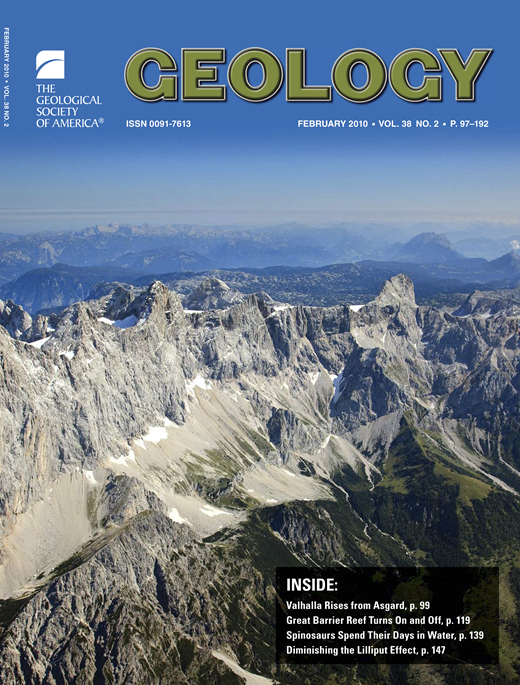Volume 38 Issue 2 | Geology | GeoScienceWorld