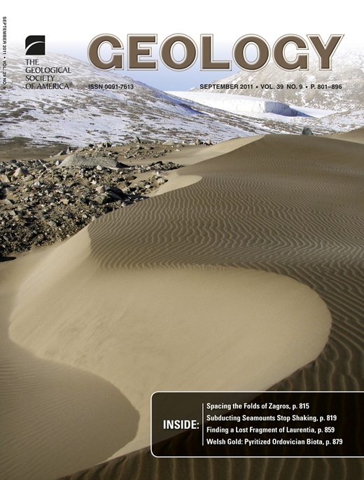Volume 39 Issue 9 | Geology | GeoScienceWorld