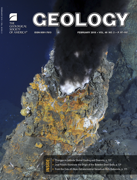 Geology Cover Image for Volume 46, Issue 2