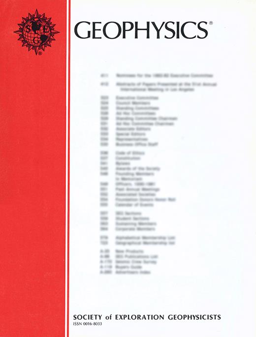 Geophysics Cover Image for Volume 48, Issue 8
