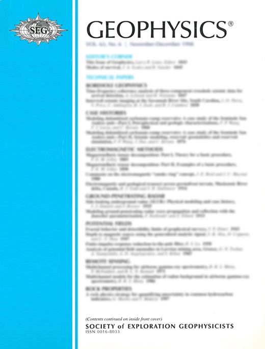 Geophysics Cover Image for Volume 72, Issue 4