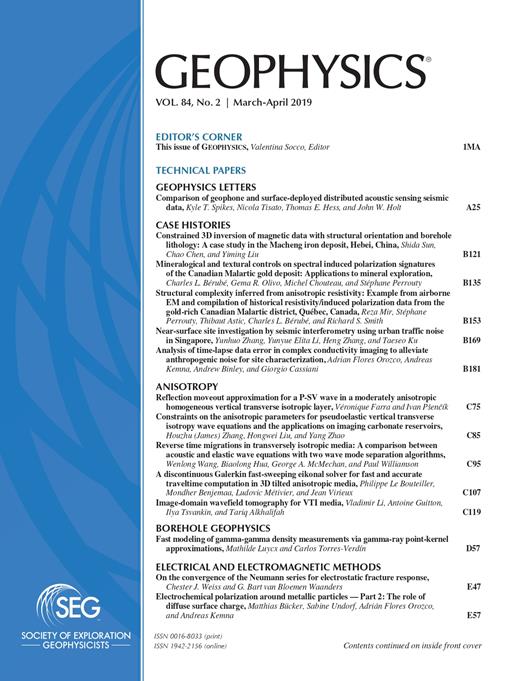 Geophysics Cover Image for Volume 84, Issue 2
