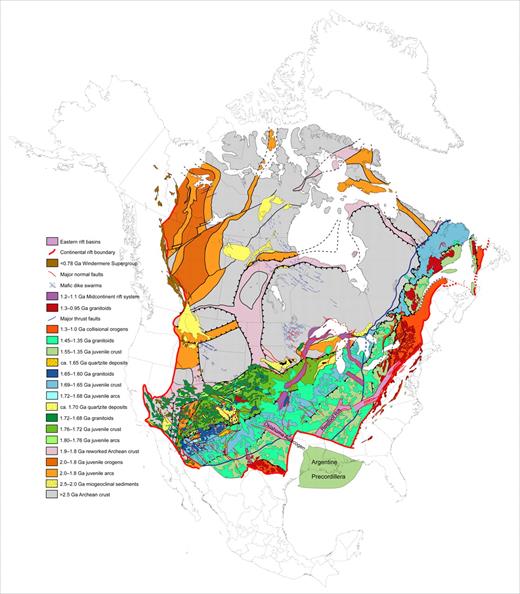 Tectonic model for the Proterozoic growth of North America | Geosphere ...