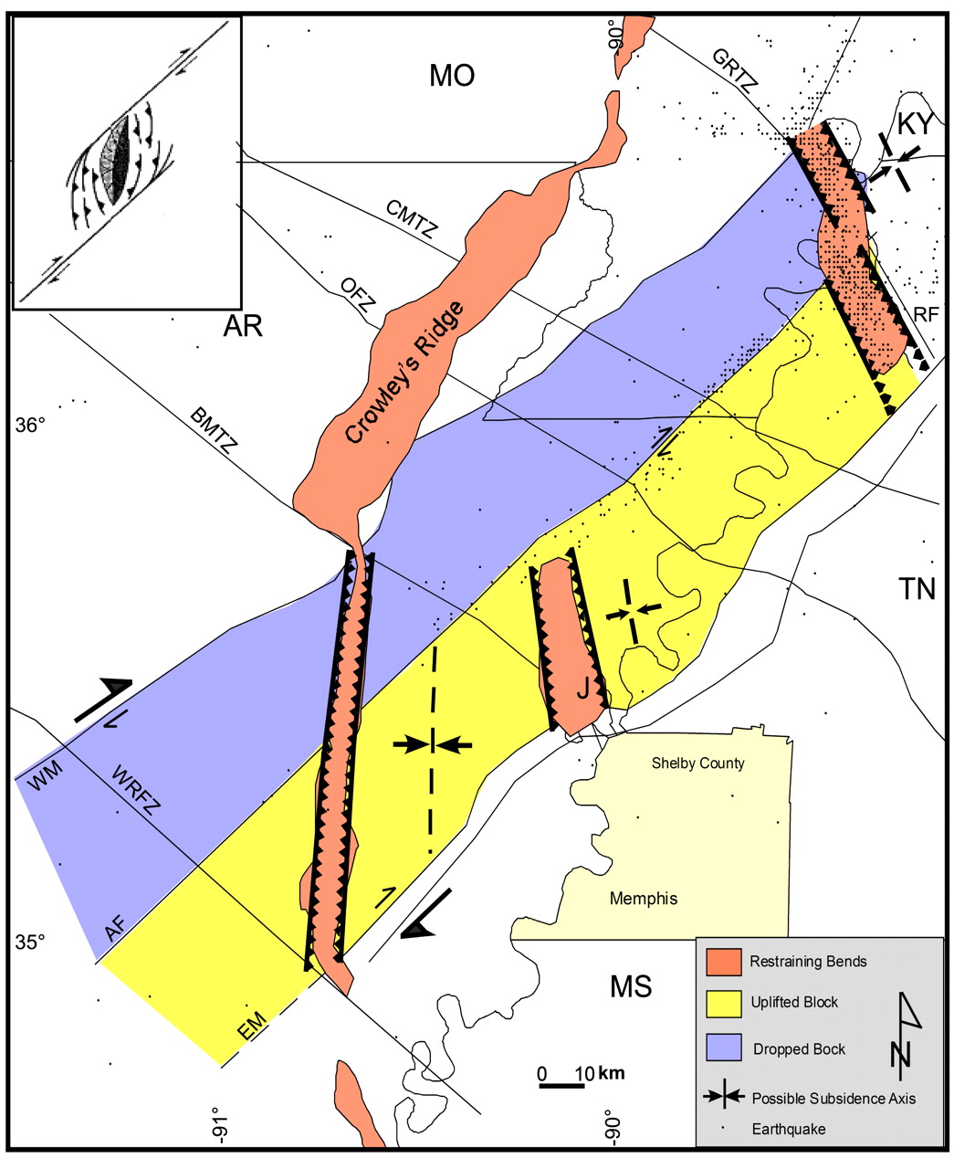 Reelfoot rift and its impact on Quaternary deformation in the central ...