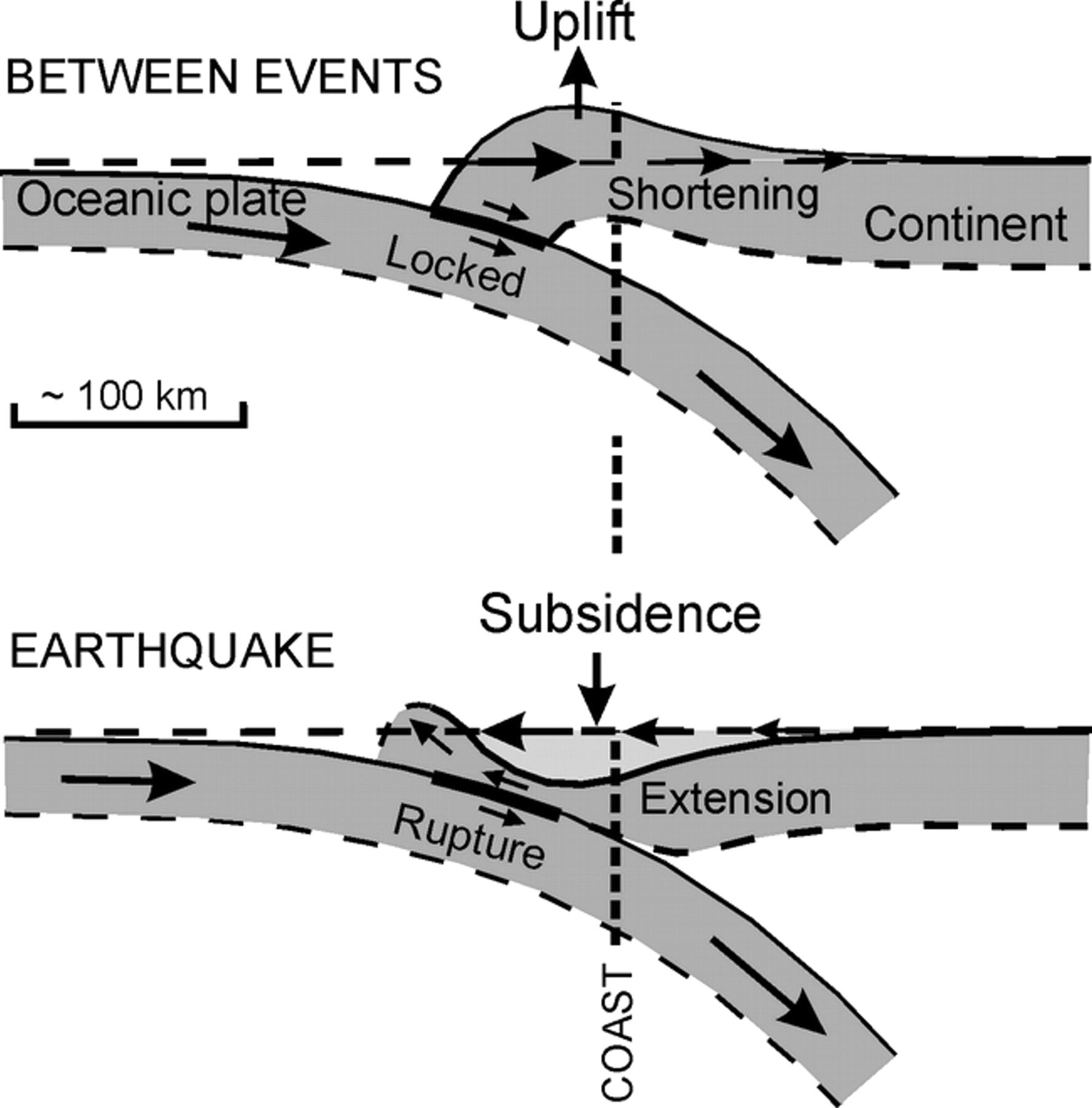 Image result for oregon coast elevation cascadia quake