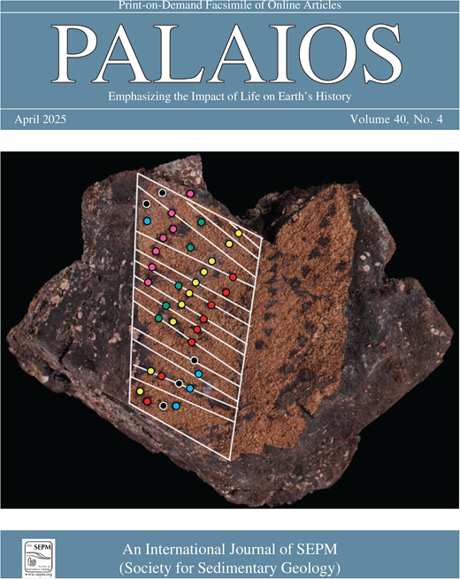 PALAIOS Cover Image for Volume 40, Issue 4