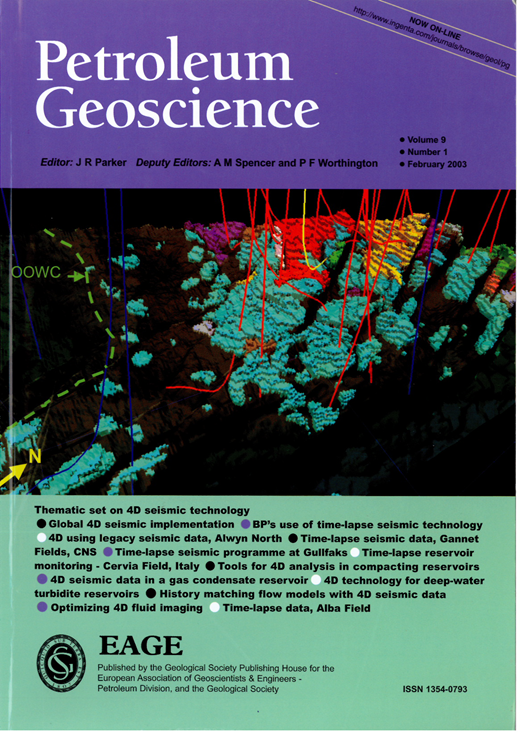 Petroleum Geoscience Cover Image for Volume 9, Issue 1