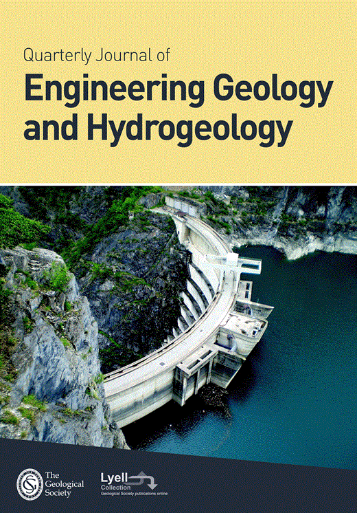 Quarterly Journal of Engineering Geology and Hydrogeology Cover Image for Volume 58, Issue 3